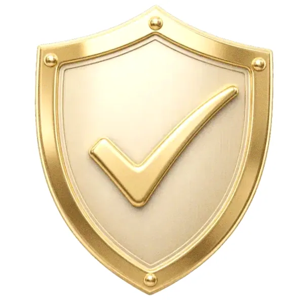 Checkmark shield — Casino Winbeast
