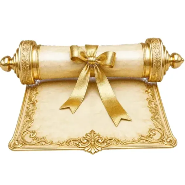 Decorated parchment scroll — Casino Winbeast