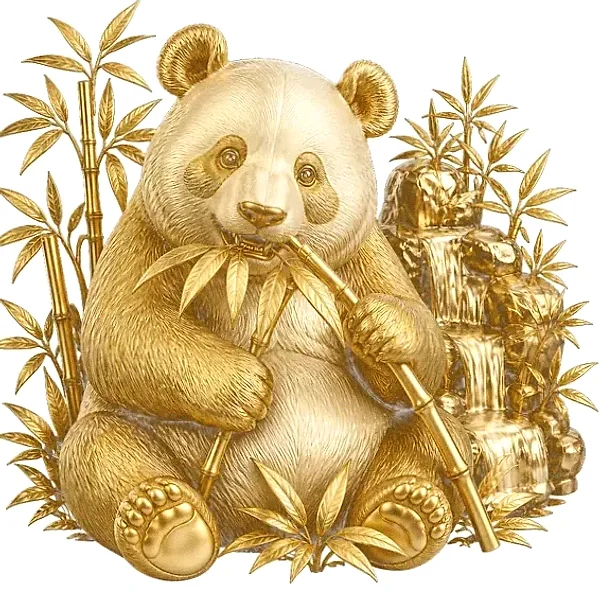 Panda eating bamboo — Casino Winbeast