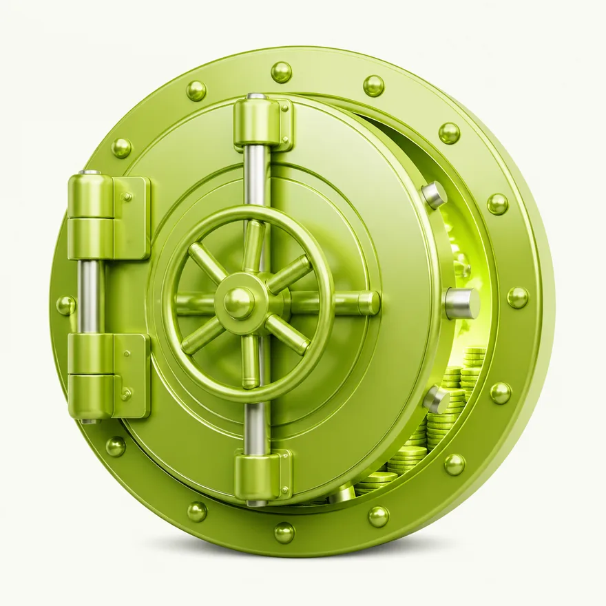 Round bank vault — Casino Winbeast