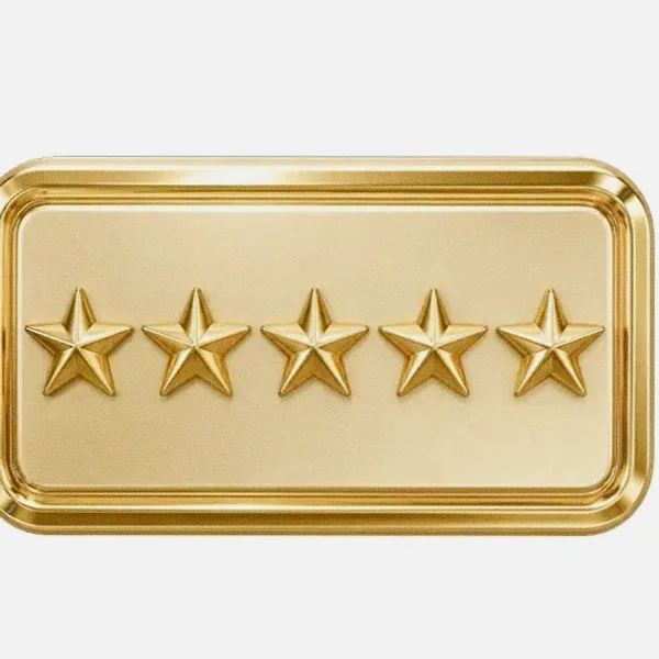 Five-star rating plaque — Casino Winbeast