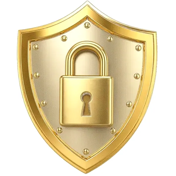 Shield with padlock — Casino Winbeast