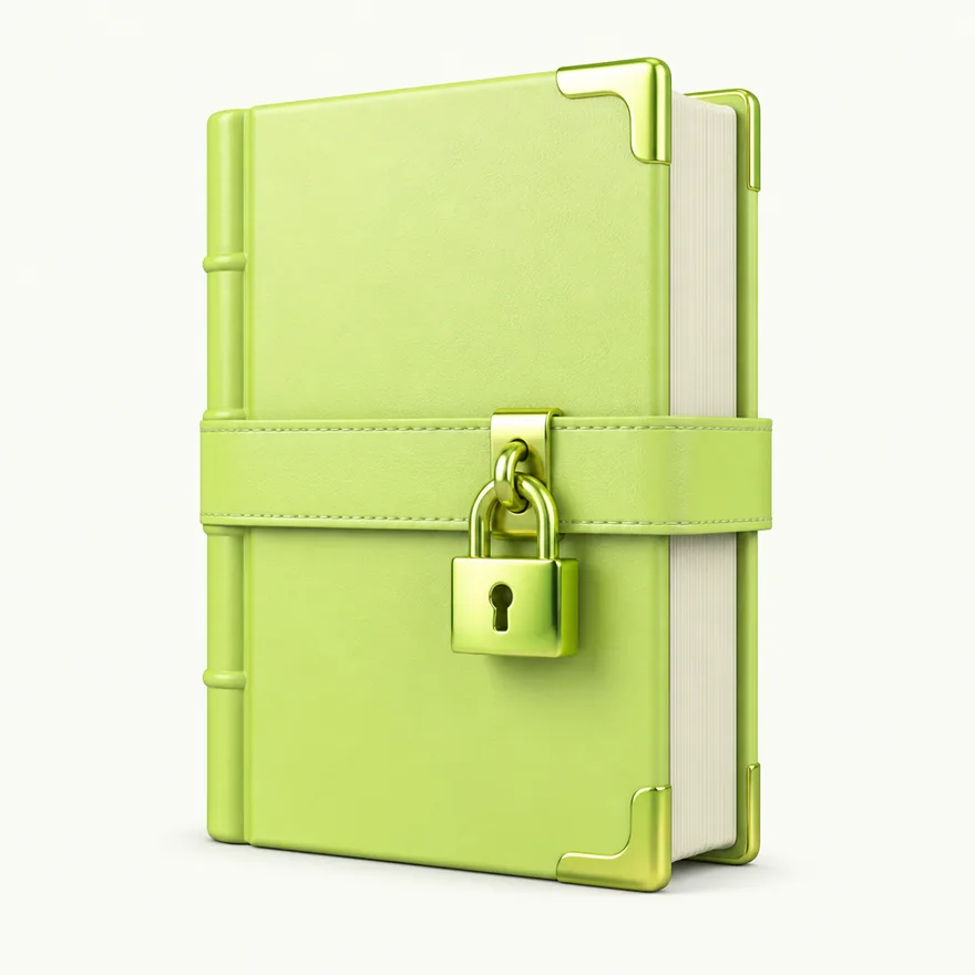 Book with padlock strap — Casino Winbeast