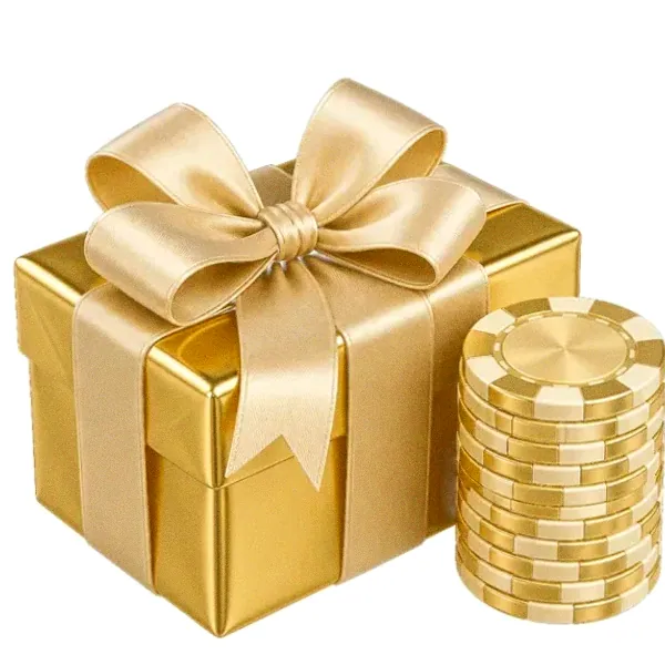 Gift box and chips — Casino Winbeast