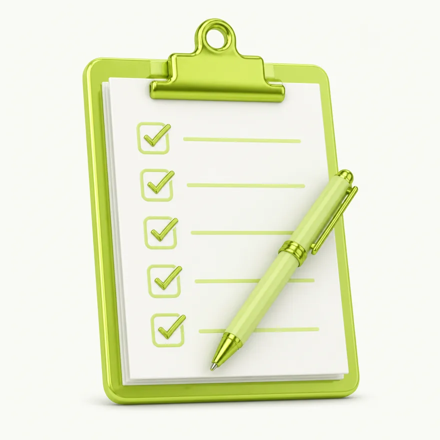 Clipboard checklist — Casino Winbeast