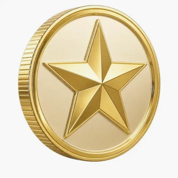 Star-emblem coin — Casino Winbeast